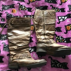 Corral riding boots